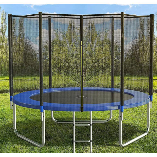 Alpha Home 15FT Backyard Trampoline With Safety Enclosure Wayfair